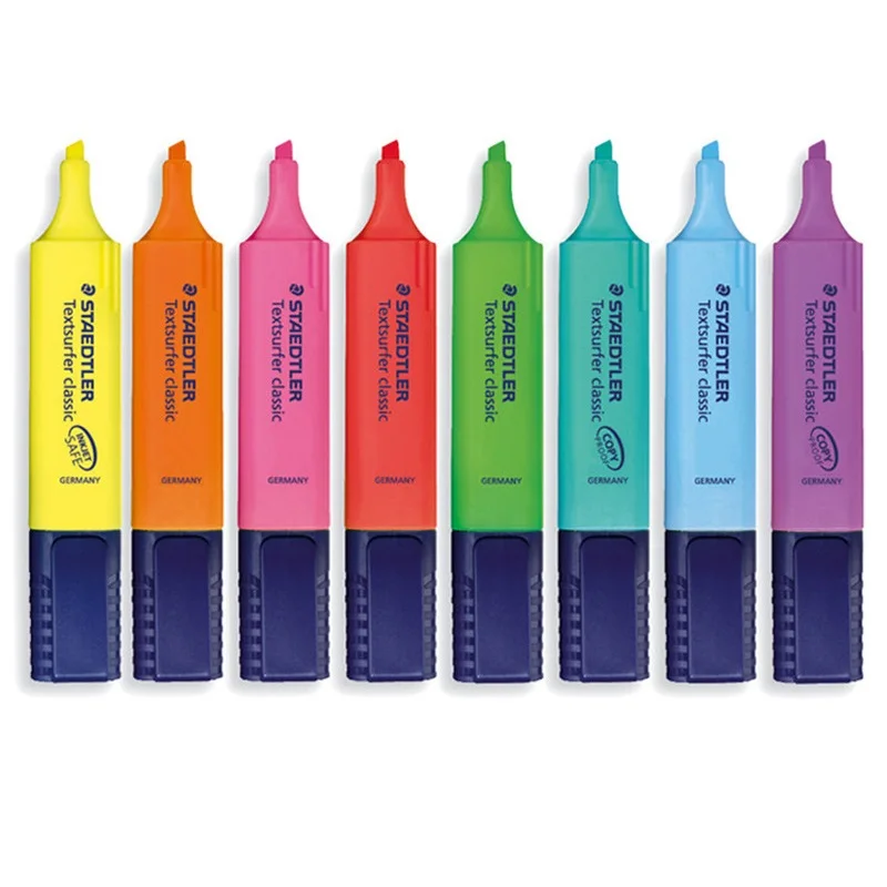 STAEDTLER Textsurfer классический 364 хайлайтер ручка 1 5 мм цветной маркер пятно лайнер