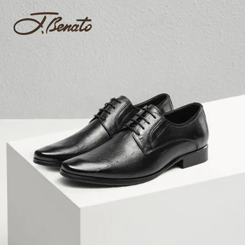 

J.benato Man Shoes Spring Men's Classic Business Leather Shoes British Fashion Dress Derby Shoes Wedding Shoes
