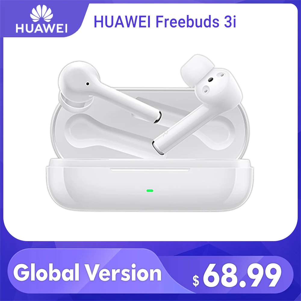 

Huawei FreeBuds 3i Global Version TWS Wireless Stereo Bluetooth Earphone Ultimate Noise Cancellation 3-mic System Earphones tws