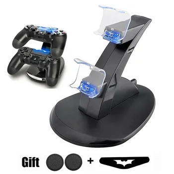 

PS4 Game Controller Charger Dual Charging Port LED Indicator Charging Station/Dock/Stand for PS4/PS4 Slim/PS4 Pro Gamepad