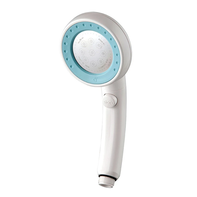 Blue nozzle Вращающаяся на 360 градусов Регулируемая душевая головка Съемная моющаяся водосберегающая душевая головка постоянная температура и высокое давление - Цвет: Blue nozzle