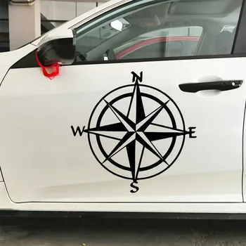 

Funny Round Pointer Car Stickers Fashion Cartoon Car Sticker Window Decoration Personality Vinyl Decals