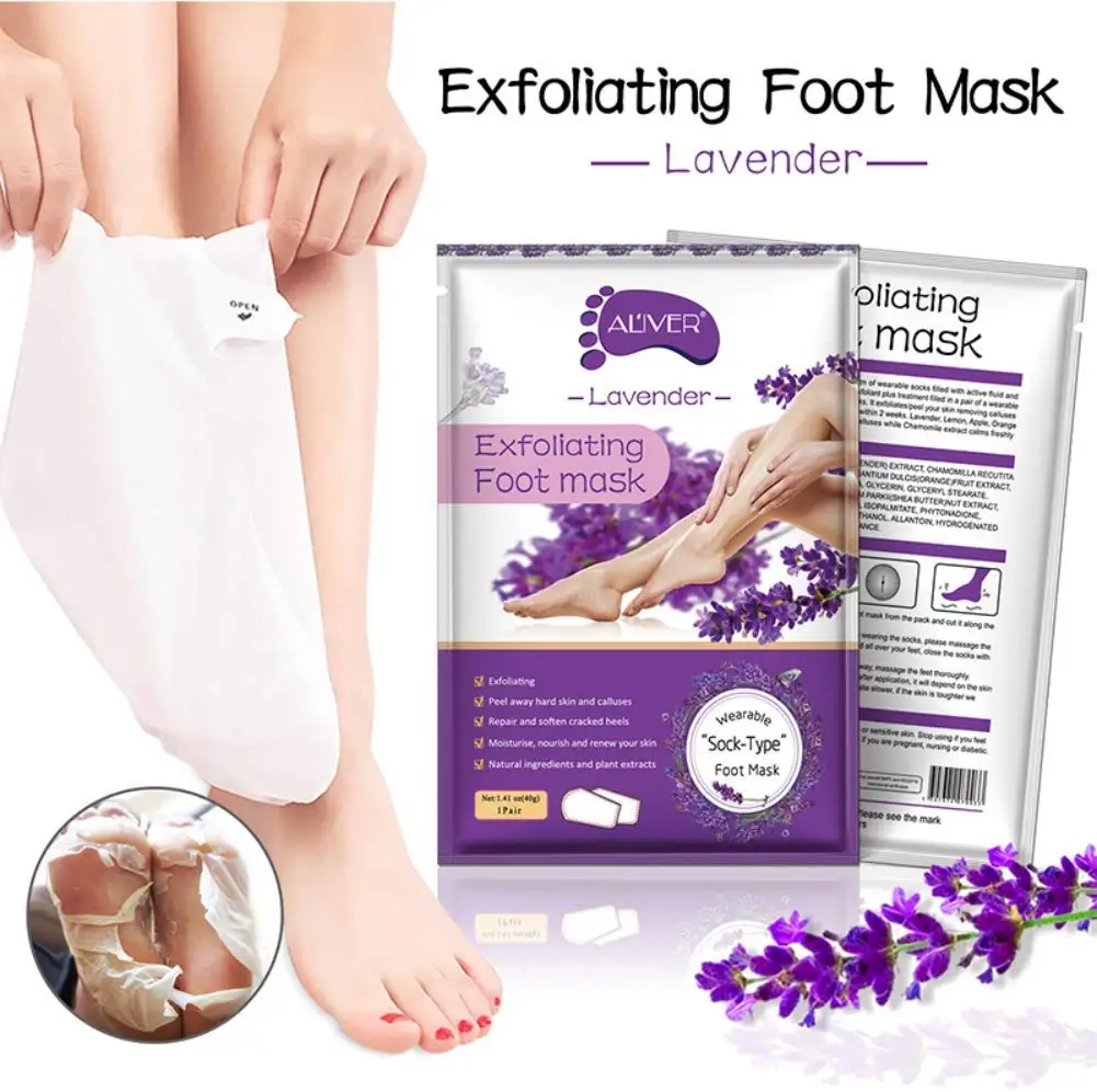 Foot Peel Mask Exfoliating Callus Booties Peeling Off Calluses Dead
