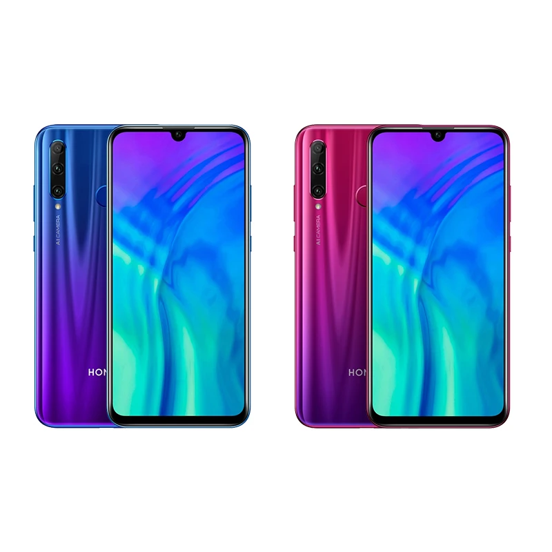 Оригинал глобальная версия Honor 20 Lite 4 Гб 128 ГБ смартфон Kirin 710 четыре ядра 32 МП