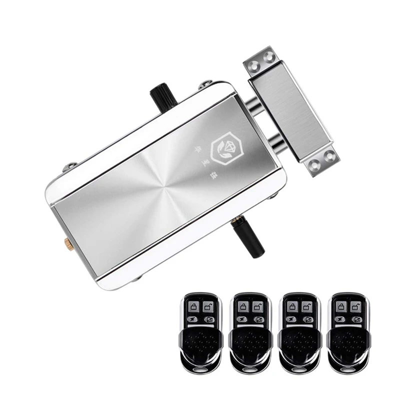 

Home Door Lock Kit Remote Control Keyless Entry Electronic Lock Smart Wireless Anti-Theft Deadbolt Access Control System for H