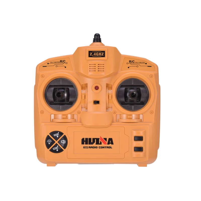 HUINA 1573 RC автомобиль 1:14 2,4G 10CH щетка мотор грузовики металлический самосвал Модель зарядки грузовик строительный автомобиль Детский подарок