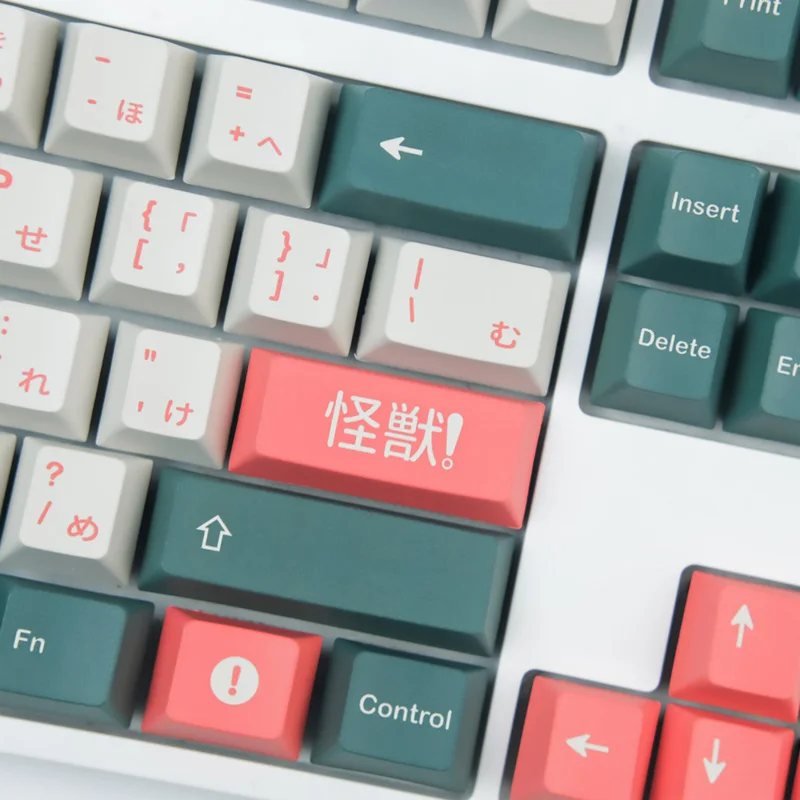 Chaves Gmk Kaiju Keycaps Cereja Perfil Pbt Sublimação Teclado Mecânico para mx Interruptor With1.75u 2u Shift 140 - Imagem 2