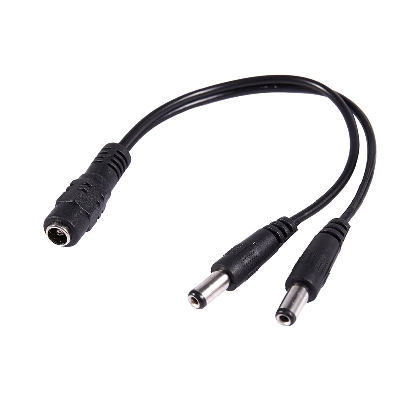 5.5x2.1mm 1 to 2 M/F DC Power Splitter Cable for Security CCTV Camera #8 5.5x2.1mm 1 to 2 M/F DC Power Splitter Cable for Security CCTV Camera #8