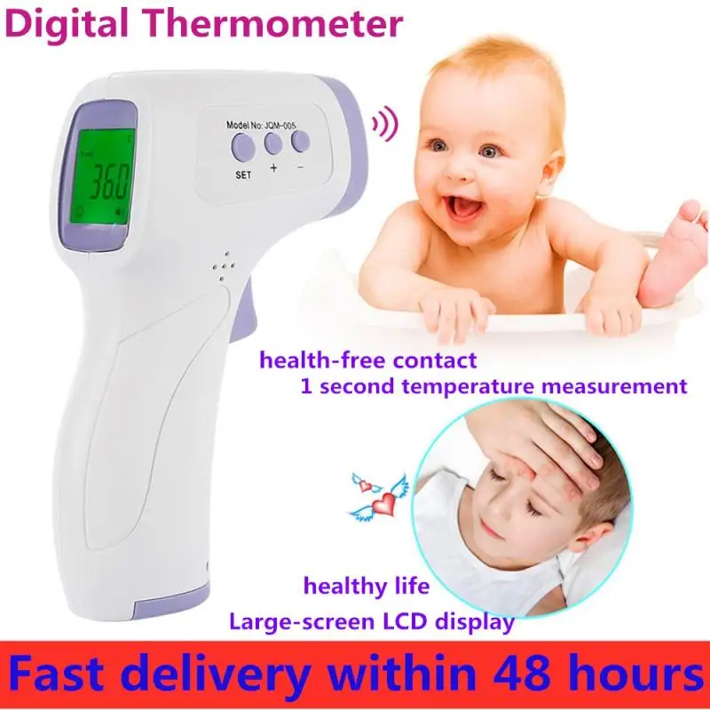 

Medical Infrared Thermometer Electronic For Baby Adult IR Digital LCD Forehead Temperature Non-contact Temperature Measurement