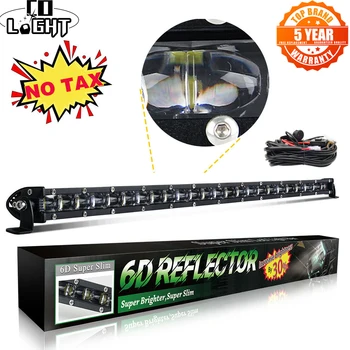 

CO LIGHT Super Bright Single Row Car LED Light Bar 8-50inch Combo Led Work Light For Tractor Offroad ATV 4x4 4WD UTV SUV 12V 24V