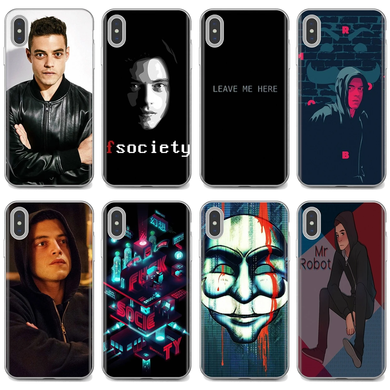 Mr. Robot TV Show Elliot Alderson для Samsung Galaxy Note 3 4 5 8 9 S3 S4 S5 Mini S6 S7 Edge S8 S9 S10 Plus силиконовый