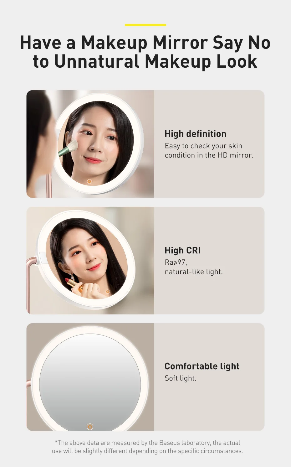 Đèn trang điểm Baseus LED kiêm hộp trang điểm di động