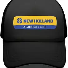 New-Holland-Agriculyure-Женская Кепка из хлопка с низкой регулируемой сеткой