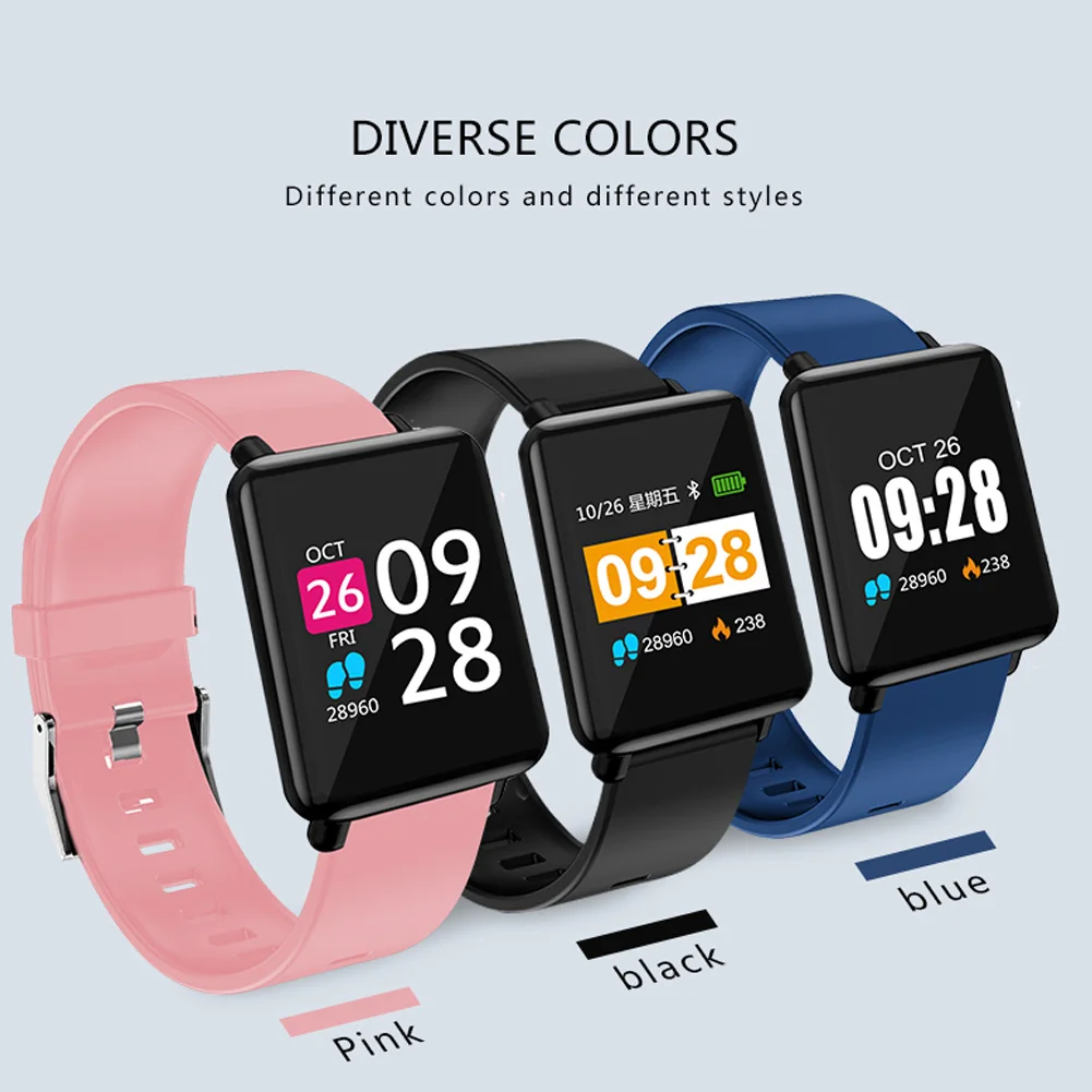 

Fashion smart watch bracelet color screen waterproof heart rate blood pressure blood oxygen monitoring sports Tracker bracelet