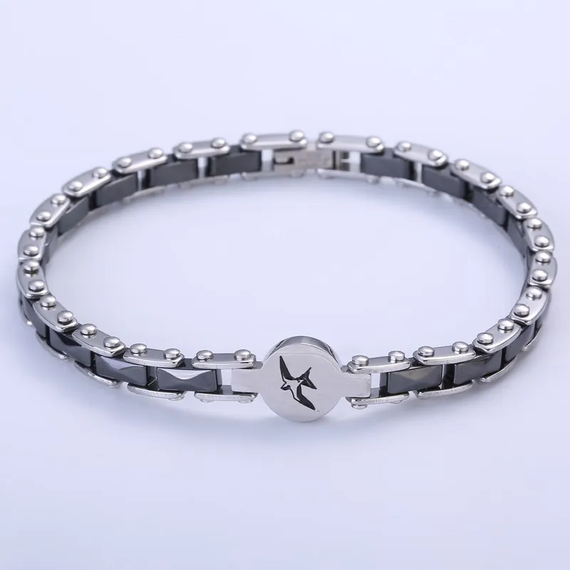 LOSTSOUL уникальный дикий гусь керамический нержавеющий простой персональный женский браслет Пара Рождественский юбилей свадебный подарок