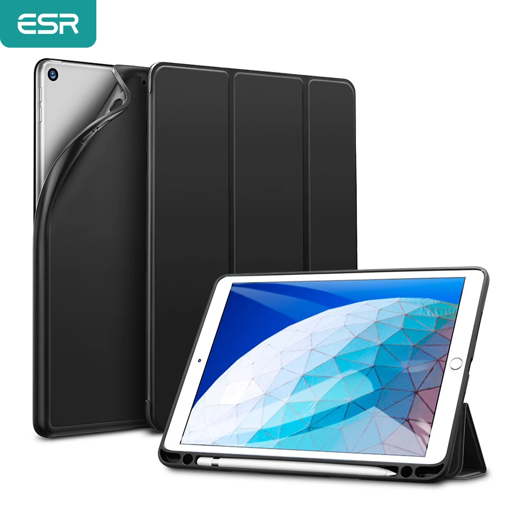 Чехол ESR для iPad Air 3 2019 резиновый чехол книжка ультратонкий умный мягкий накладка