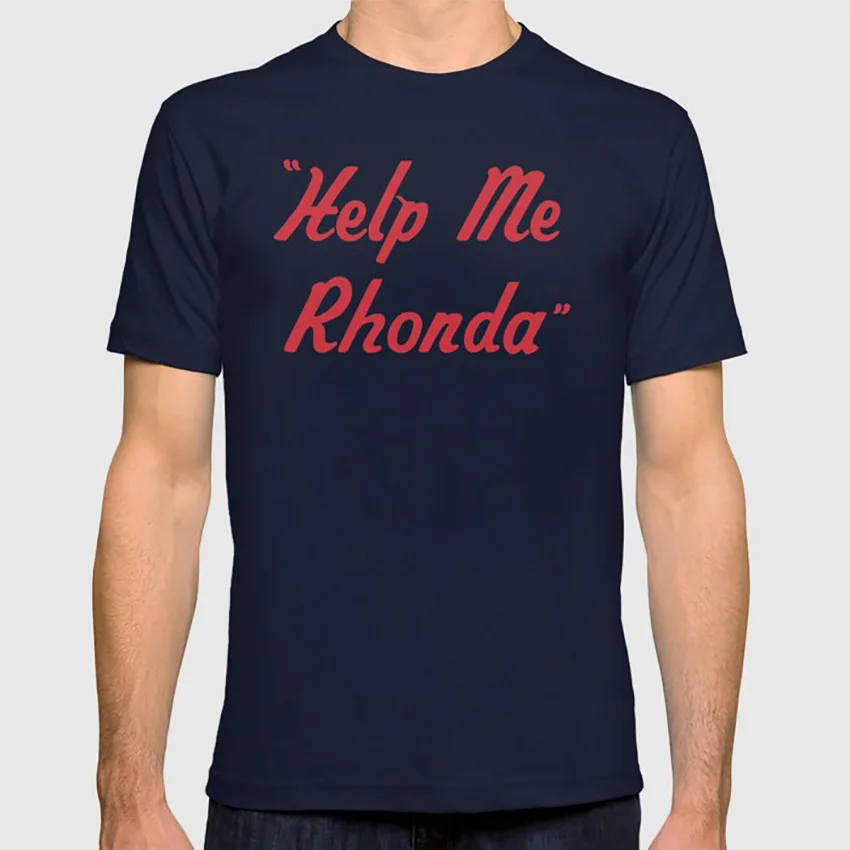 "Help Me Rhonda" футболка музыка поп-арт пространство Винтаж