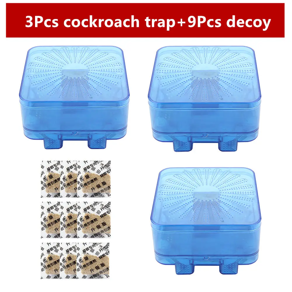 Ловушка для тараканов восемь отверстий тараканов Ловца безопасный эффективный Анти тараканов убийца тараканов Хо использовать в дом офис кухня - Цвет: 3pcs