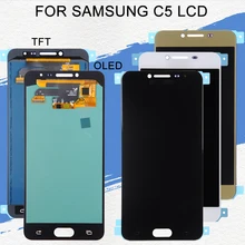 Dinamico 5.2Inch Super Amoled C5000 Lcd For Samsung Galaxy C5 LCD Display With Touch Screen Digitizer Assembly With Tools