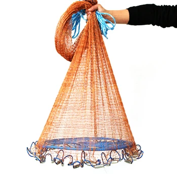 

Upgraded High Strength Fishing Net Hand Throw Net Fish Network Automatic Fishing Tools