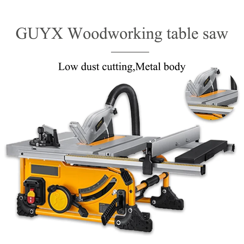 

8-inch woodworking table saw, portable multi-function pipe rack table saw, electric cutting machine dust-free saw
