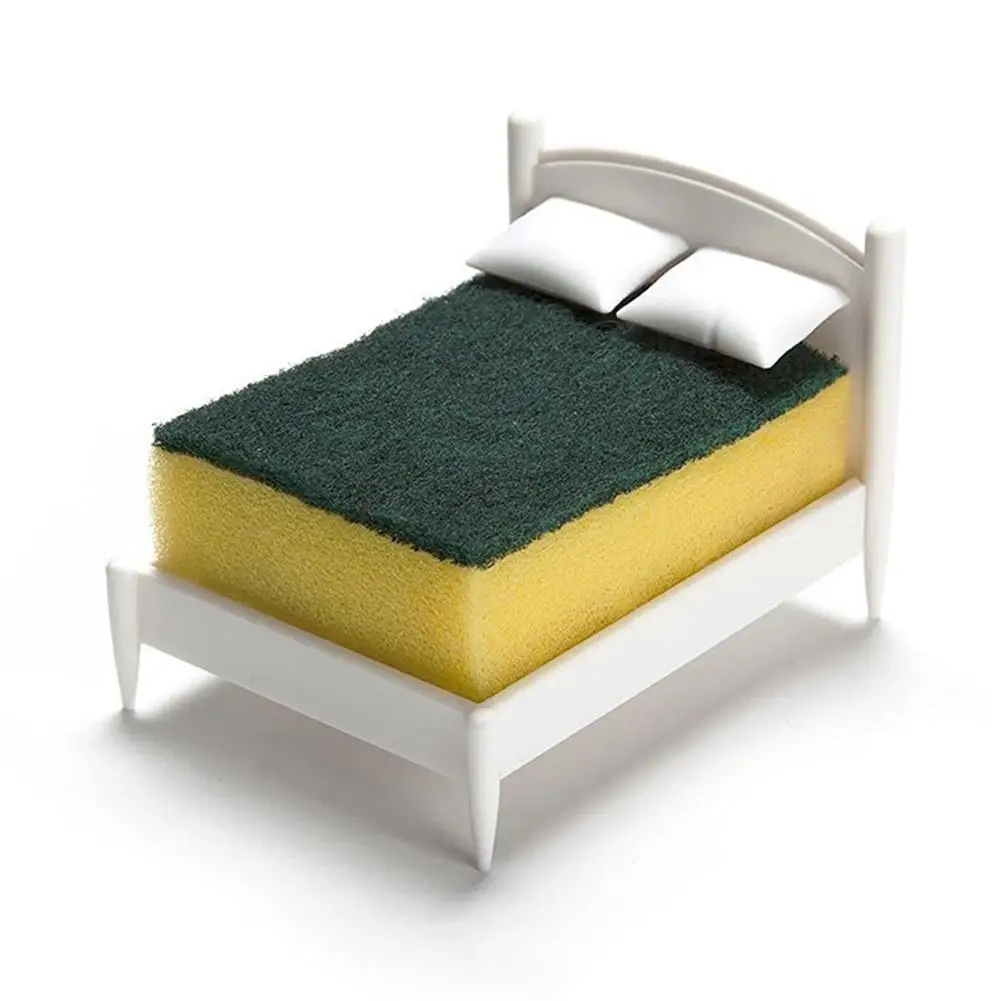 Creative Hot Bed Shape Scouring Pad Sponge Holder Storage Rack for Kitchen Toilet Bathroom Kitchen Accessories Free Shipping Creative Hot Bed Shape Scouring Pad Sponge Holder Storage Rack for Kitchen Toilet Bathroom Kitchen Accessories Free Shipping