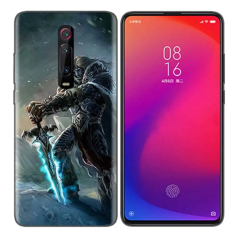 Золотой Черная мягкая силиконовая сумка чехол для Xiaomi mi 9T CC9 Red mi 4 4X5 6 6A 7 7A Note Plus K20 Pro F1 Tampa Fall Wows World of Wa - Цвет: Золотой