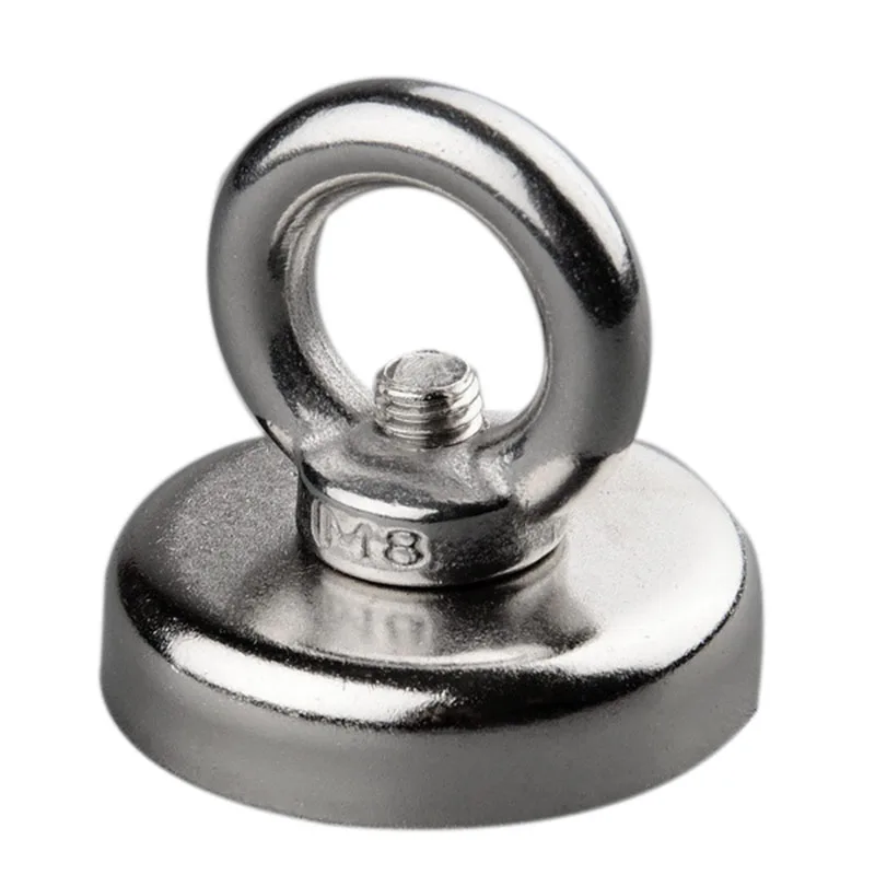 

Strong Search Magnet Fishing Pot Fishing Magnets Deep Sea Salvage Fishing Hook Magnet All Size Treasure Hunter Holder(Pull Out F