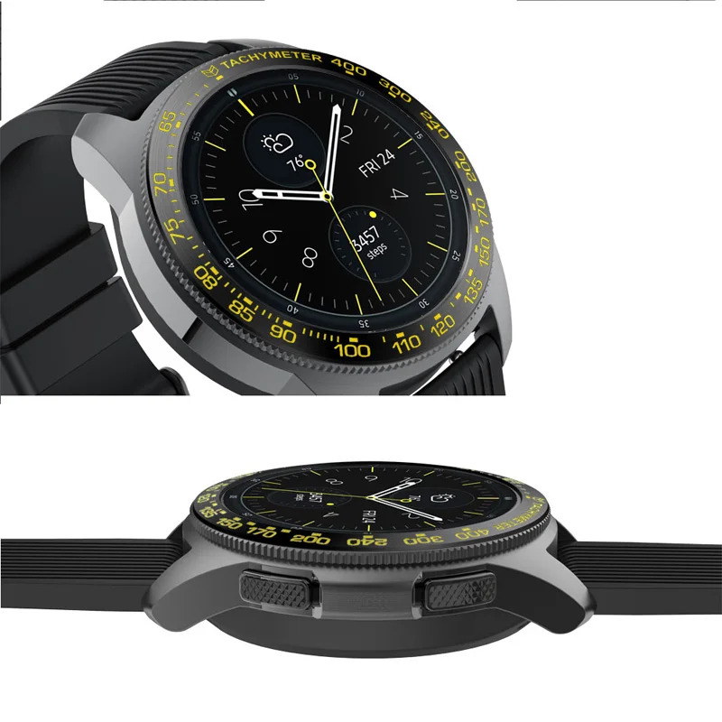 

Bezel Ring Adhesive Cover Anti Scratch Metal for Samsung Galaxy Watch 42mm ND998