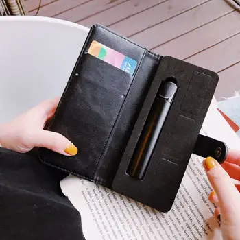 

For RELX Electronic Cigarettes Denim 4 Colors Button Leather Protective Cases Electronic Cigarette Protective Covers Accessories