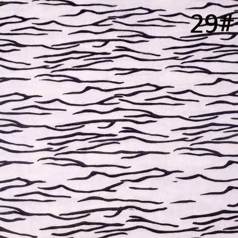 29 Тигр, Леопард, полосатый рисунок зебры, ткань с животным принтом, короткая плюшевая ткань для DIY одежды, игрушки, подушки, ковер, декоративные ткани - Цвет: 29