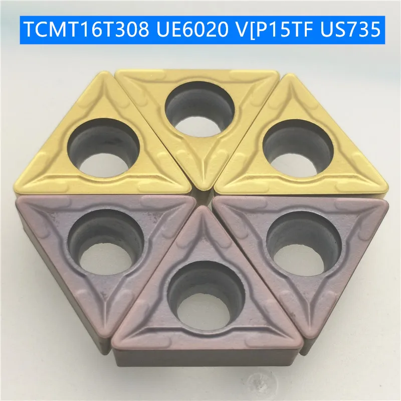 Tcmt 16T308 VP15TF UE6020 US735 высококачественные поворотные твердосплавные вставки инструмент фреза с ЧПУ слот для инструмента резки TCMT 16T308