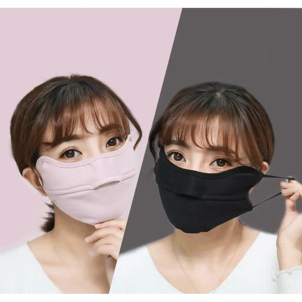 

DishyKooker Men Women Anti-haze Mask Riding Ice Silk Dust-proof Suncreeen Breathable Mask