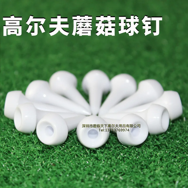 

New Style Golf Tee Plastic Nail Mushroom Ball Studs Golf Tee Limiting Device Ball Studs Ball Support in Bulk 35 Mm