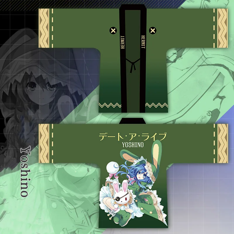 Аниме Дата A Live Косплей костюмы Tooka Yatogami Yoshino kurumi Tokisaki Shidou Itsuka Косплей пальто унисекс косплей пальто Топы - Цвет: Yoshino
