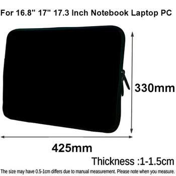 

2020 Unisex Women Mens Briefcase Laptop Computer Bag 17 Inch Universal Black Notebook Cover Case 17.3/ 16.8 Inch Zipper PC Bolsa