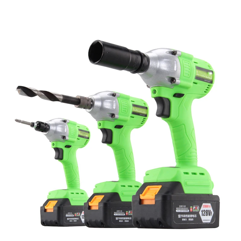 

Multifunctional Electric Wrench Infinitely Variable Speed Impact Rechargeable Li-ion Battery Power Tools 98VF 128VF 168VF 188VF