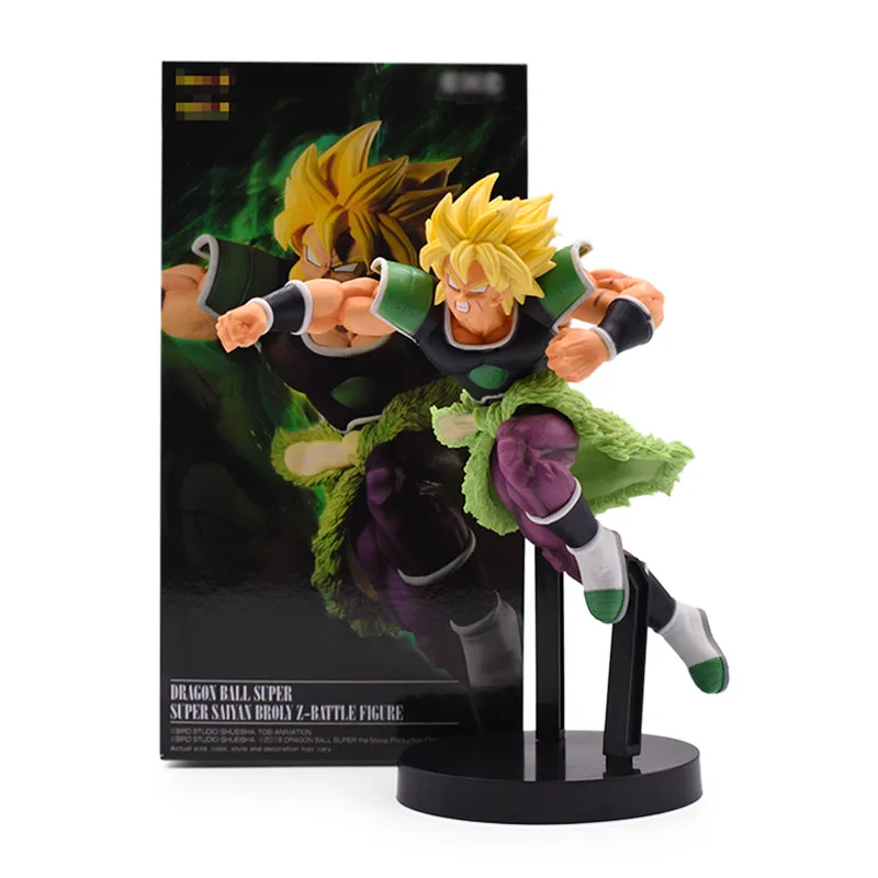 21 см Dragon Ball Супер фигурка Супер Saiyan Broly полная мощность Z Broli битва ПВХ фигурки аниме мультфильм модель DBZ игрушки куклы - Цвет: A with box