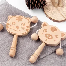 New Log cartoon rattle baby toy newborn baby can bite rattle traditional early childhood education rattle Kids Gift Toys