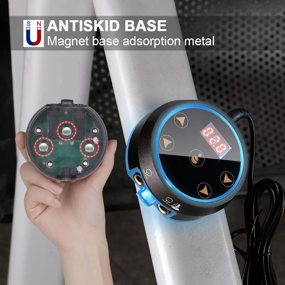 Профессиональный источник питания для тату с ЖК-дисплеем сенсорные кнопки регулировки напряжения два роторных тату-машины для настройки