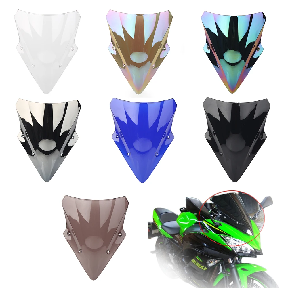 Parabrezza Moto Parabrezza Per Kawasaki Ninja 650 Er6F Ex650 2017 2018 2019 Plastica Abs
