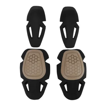 

New 4pcs/set Airsoft Hunting Protective Gear Knee Pads Sports Safety Guard Elbow Pads Paintball Skate Scooter Kneepads