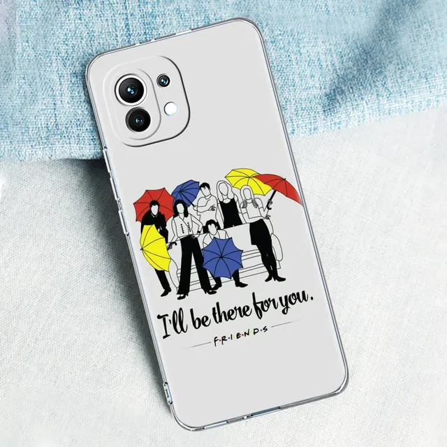 Clear Soft Case For Xiaomi Mi Poco X3 NFC 10T Pro 9T M3 11 Note 10 Lite F3 GT F1 Silicone Phone Cover Friends TV Coffee Fundas PTTM-CLS06