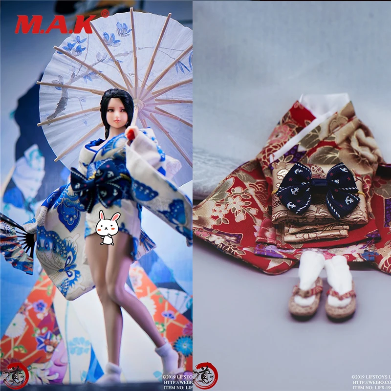 in stock 1/6 sacle action figure Japanese Kimono Clothes Props