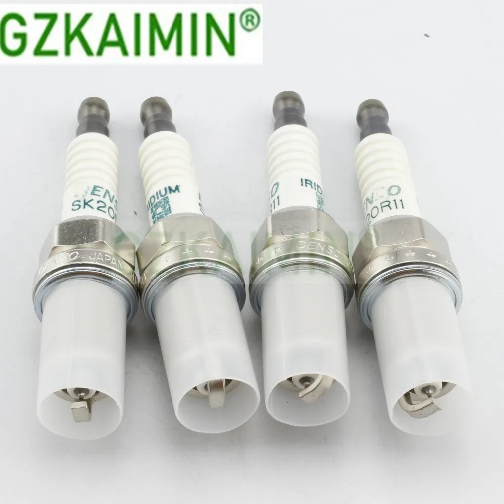 4 шт автозапчасти OEM 90919-01237 BKR6EKB-11 Dekeo свечи зажигания для RAV4 Lexus