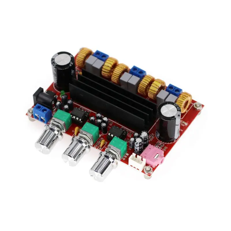 Amplifier Board TPA3116D2 50Wx2+100W 2.1 Channel 12-24V Digital Power Subwoofer
