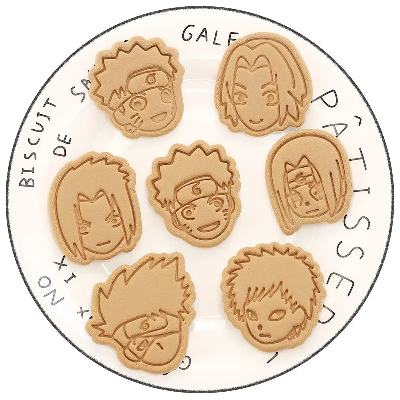 Naruto Cookies Cutter Tools 3D Pressing Baking Accessories Bakery figure Kitchen Supplies Halloween Christmas Party | Игрушки и хобби