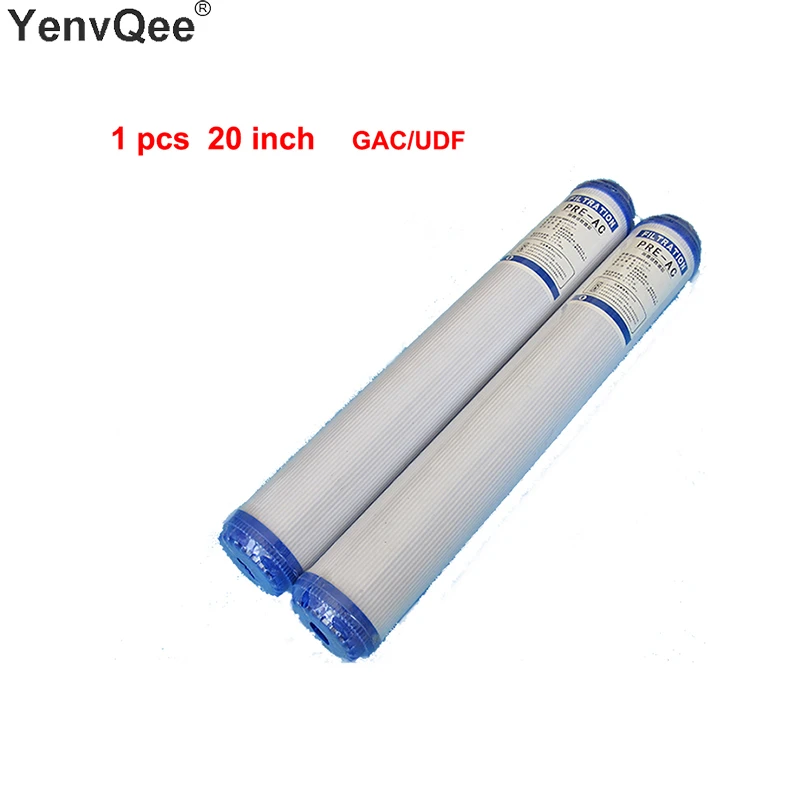 5 Pcs GAC Granular Activated Coconut Shell Carbon Reverse Osmosis Water Filter