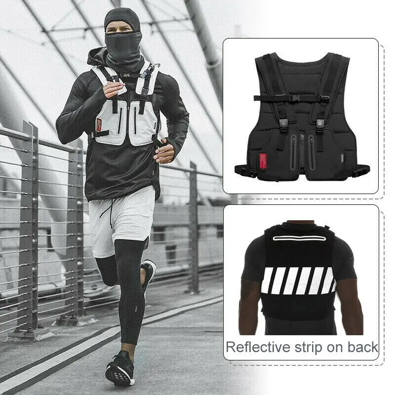 

HOT Multi-function Vest Outdoor Sports Fitness Men Protective Tops HV99