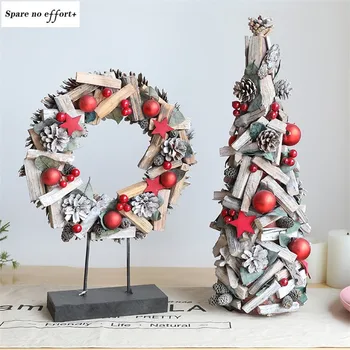 

Christmas Decoration Creative Ins Luxury Desktop Garland Ornaments Christmas Tree Ornaments Room Small Christmas Tree Santa